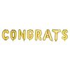 Gold CONGRATS Mylar Balloon