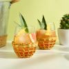 Island Stemless Wine Glass Set by Twine Living®