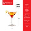 Spiegelau 5.8 oz Perfect Cocktail glass (set of 4)