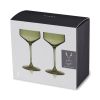 Reserve Nouveau Crystal Coupes in Sage Viski®