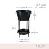 Black Beverage Tub with Stand & Tray by Twine Living®