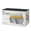 Glass FREEZE™ Sipping Glass (set of two) in Gray by HOST®