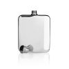 Harrison Stainless Steel Flask in Silver Viski®