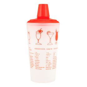 30oz. Red Recipe Shaker