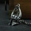 Women's Vintage Titanium Steel Skull Mask Shape Pendant