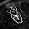 Stainless Steel Sheep Head Skull Pendant Punk