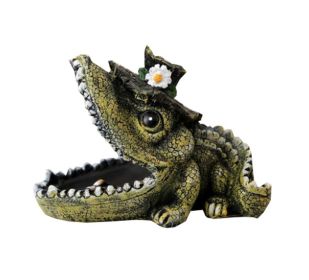 Creative Cute Cartoon Crocodile Style Ashtray Fashion Home/KTV Ashtray