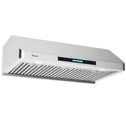 Wireless 4-Speed LED Lights Under-Cabinet Kitchen Range Hood