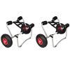 Kayak Trolleys 2 pcs Aluminum