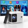 5G WiFi Mini Bluetooth Projector 4K Support, 300 ANSI HD 1080P Portable Video Projector, Â±40Â° Vertical Keystone|Zoom|Timer