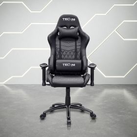 Techni Sport TS-5100 Ergonomic High Back Racer Style PC Gaming Chair, Black