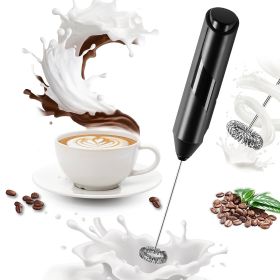 Milk Frother, Handheld Electric Blender stick, Drink Mixer with Food Grade Stainless Steel Stirrer, Battery Operated Foam Maker for Coffee, Cappuccino