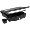 4 Slice Panini Press Grill, Stainless Steel Sandwich Maker with Non-Stick Double Plates, Locking Lids and Drip Tray