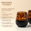 Tortuga Recycled Stemless Wine Glass Set by Twine Living