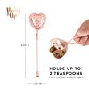 Rose Gold Heart Tea Infuser by Pinky Up