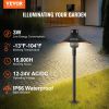 VEVOR 8 Pack Low Voltage Landscape Path Lights, 3W 210LM 12V-24VAC/DC Outdoor LED Pathway Lighting