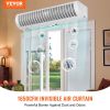 VEVOR 48" Commercial Indoor Air Curtain Super Power 2 Speeds 1650CFM, Wall Mounted Air Curtains for Doors