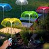 5 In 1 Outdoor Solar Light Jellyfish Landscape Stake Decorative Lamp Light