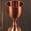 100ml Antique Copper Alloy Small Goblet Wine Cup Spirits Glass White Wine Cup Chinese Wedding Love Shot Cocktail Cup