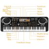 61 Keys Digital Music Electronic Keyboard Electric Piano Musical Instrument Kids Learning Keyboard