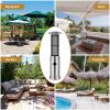 41000 BTU Stainless Steel Round Glass Tube Patio Heaters