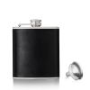 Monte Carlo™: 6 oz Faux Leather Flask