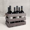 Wooden 6-Bottle Crate by Twine®