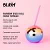 Rainbow Disco Ball Tumbler Blush®