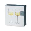 Laurel Crystal White Wine Glasses Viski®