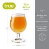 Beer Tulip Glasses, Set of 4 by True