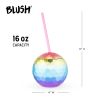 Rainbow Disco Ball Tumbler Blush®