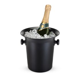 Black Plastic Ice Bucket by True