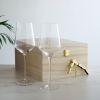 3-piece Raye Crystal Wine Glass and Corkscrew Gift Box Viski