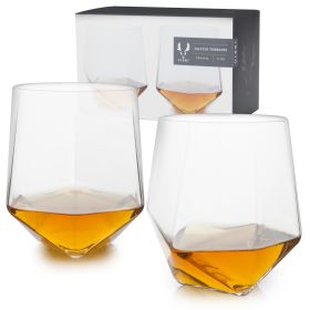 Seneca Crystal Faceted Glasses Viski®