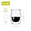 Double Walled Wine Glasses by True