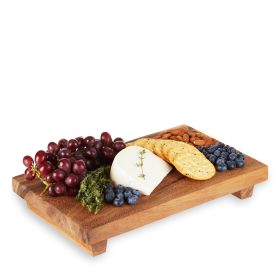 Acacia Footed Serve Board by Twine Living®