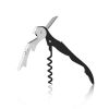 Truetap™ Soft Touch Black Double Hinged Corkscrew by True