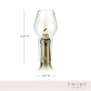 Glass Hurricane Bottle Lamp by Twine®