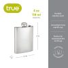 TrueFlask™: 4 oz Stainless Steel Flask