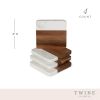 Marble & Acacia Coaster Set by Twine®