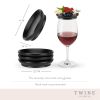 Wine Glass Topper Appetizer Plates by Twine®