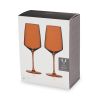 Reserve Nouveau Crystal Wine Glasses in Amber Viski®