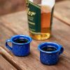 Blue Enamel Shot Glass Set by Foster & Rye™