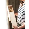 1-Bottle Paulownia Wood Champagne Box by Twine®