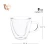 Kendall: Heart Double Walled Glass Tea Mug