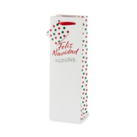 Feliz Navidad Red & Green Wine Bag Cakewalk™