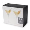 Stemmed Crystal Martini Glasses by Viski®