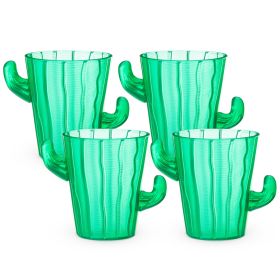 Cactus Shot Glasses, Set of 4 by True Zoo