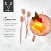 Set of 4 Tiki Cocktail Picks by Viski®