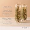 Woodland Stemless Champagne Flute Set by Twine®